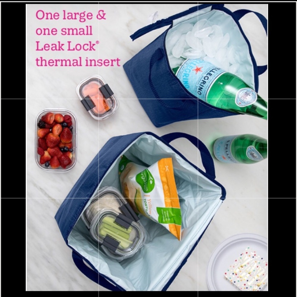 Double thermal chill set (blue crosshatch)